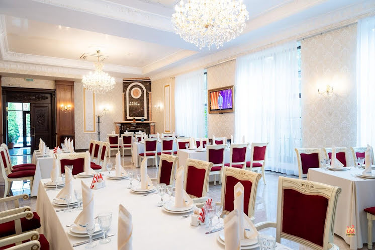 Зал "Каминный" в «Голубое Озеро» фотография №13