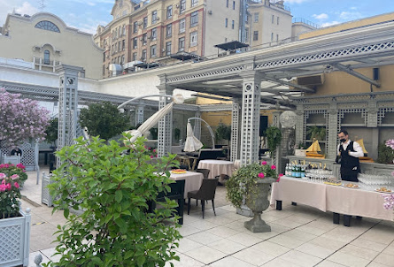 Трельяжная терраса в Кабинет «Беседка»