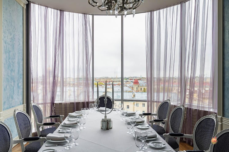 Зал «Голубая гостиная» в «Амбассадор» фотография №10