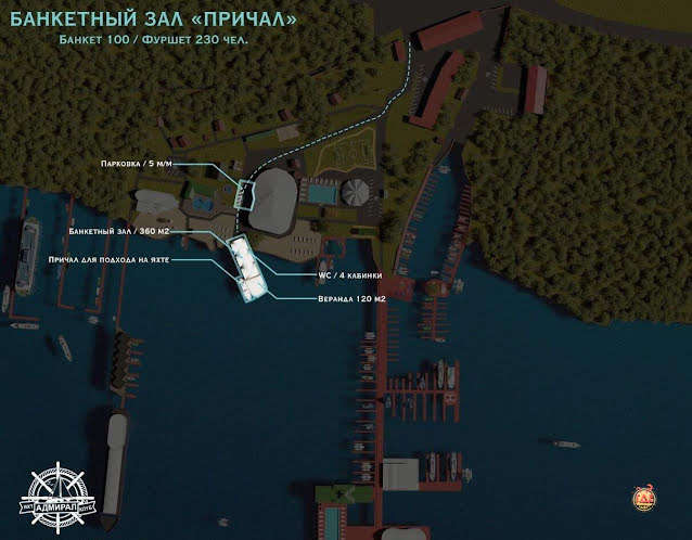 Ресторан «Причал» в «Адмирал» фотография №7