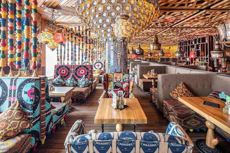 Основной зал в «Чайхона №1 Вернадского» фотография №1