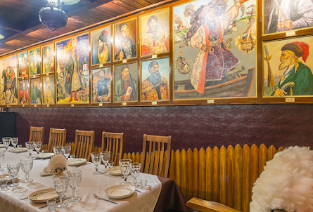 Зал "Атаманский" в Зал "Малая каминная"