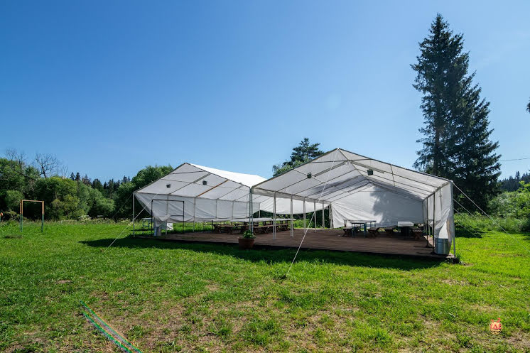 Белый шатер в «Зорька» фотография №13