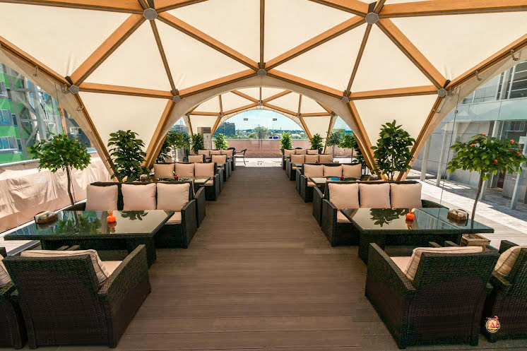 Летний шатер на крыше в «GRANAT» фотография №12