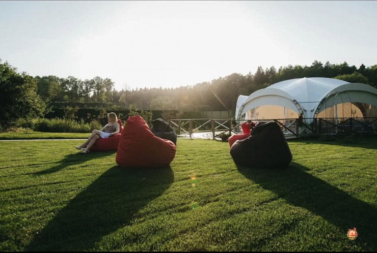 Шатер в «Шале Березка Новогорск» фотография №11