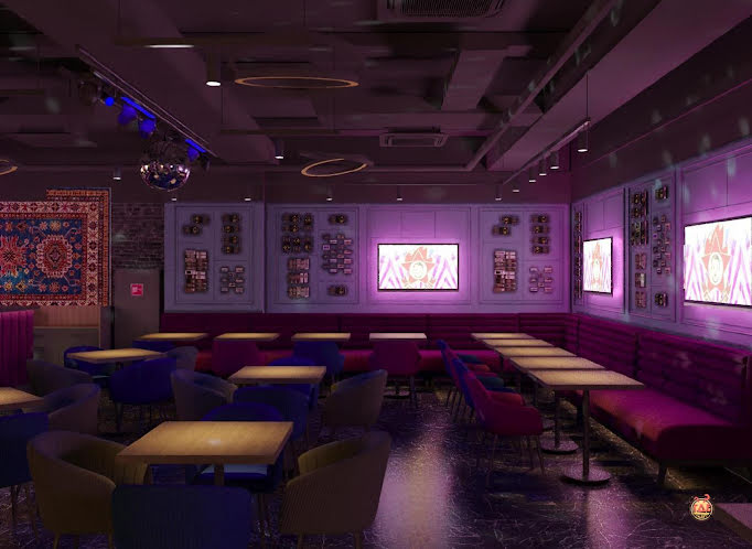 Основной зал в «Руки ВВерх! Бар» фотография №1