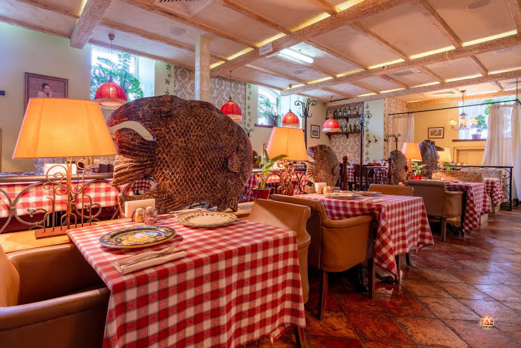 Тосканский зал в «Бенвенуто на Сретенском бульваре» фотография №9