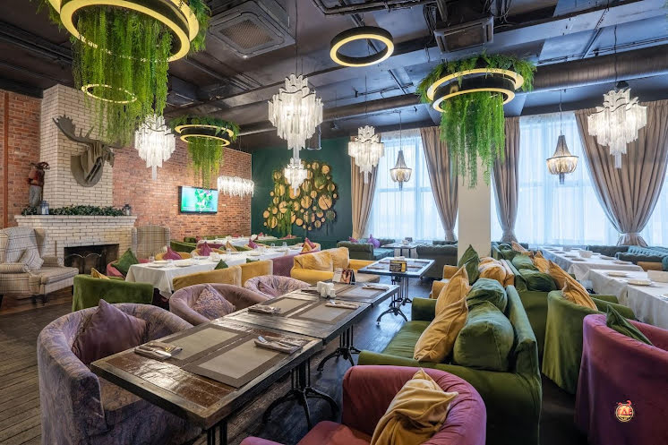 Зал «Каминный» в «Сытый лось в Медведково» фотография №2