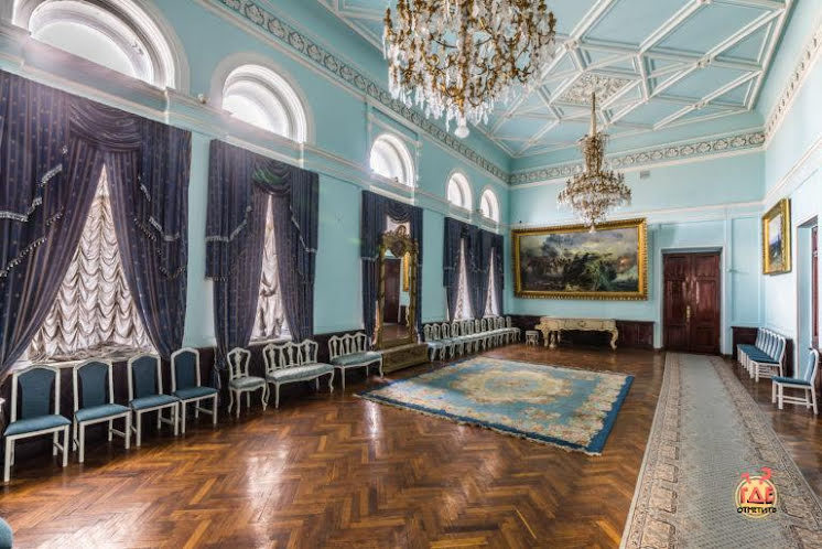 Зал "Голубая гостиная"  в «Офицерское собрание» фотография №8