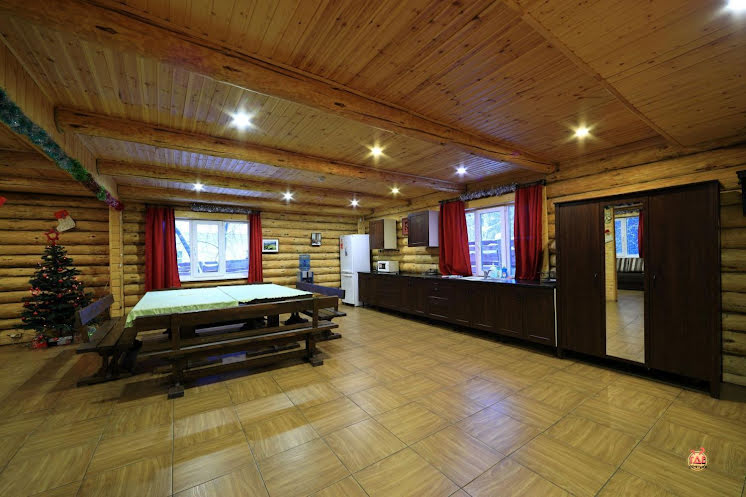 Зал в коттедже «Избушка Егеря» в «Солнечный остров» фотография №1