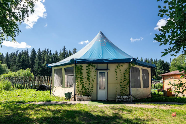 Синий шатер в «Зорька» фотография №2