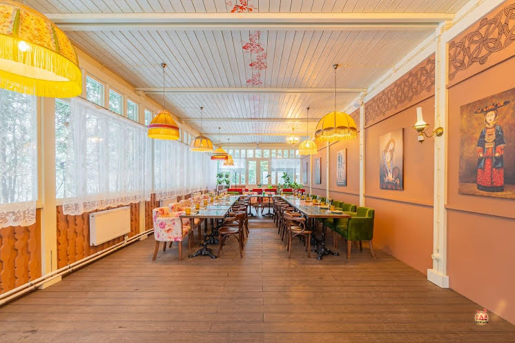 Зал "Зимняя веранда" в «Askaneli» фотография №1