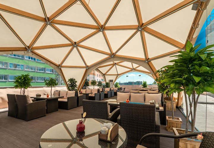 Летний шатер на крыше в «GRANAT» фотография №13