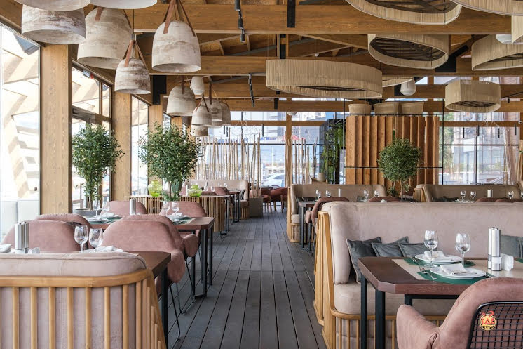 Новый летний ресторан Шале в «Radisson Blu Hotel» фотография №13