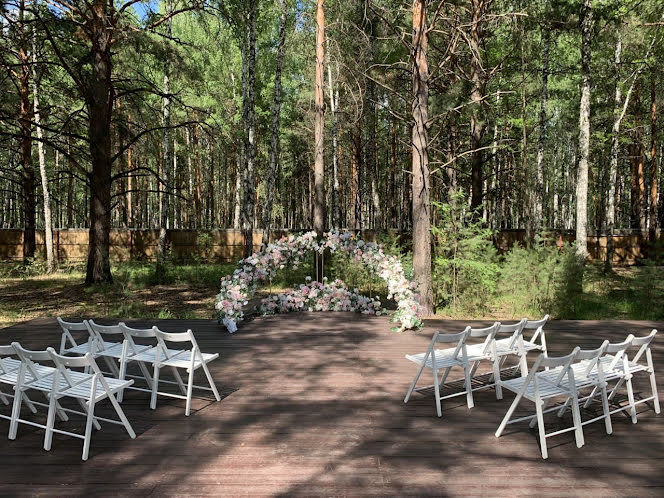 Площадка для выездной церемонии в «Ресторан Лесной» фотография №16