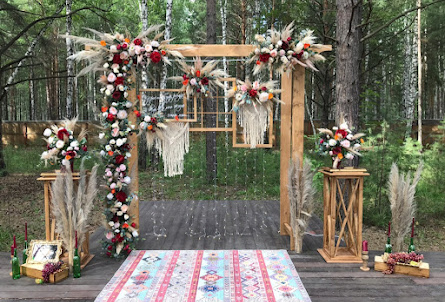 Площадка для выездной церемонии в Ресторан «Лесной»