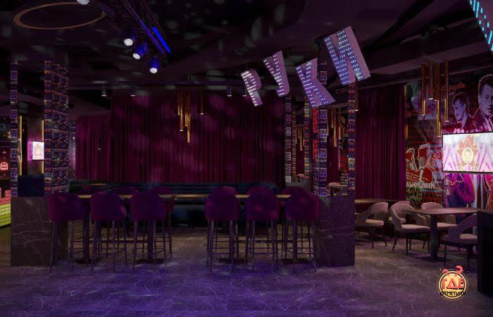 Основной зал в «Руки ВВерх! Бар» фотография №7