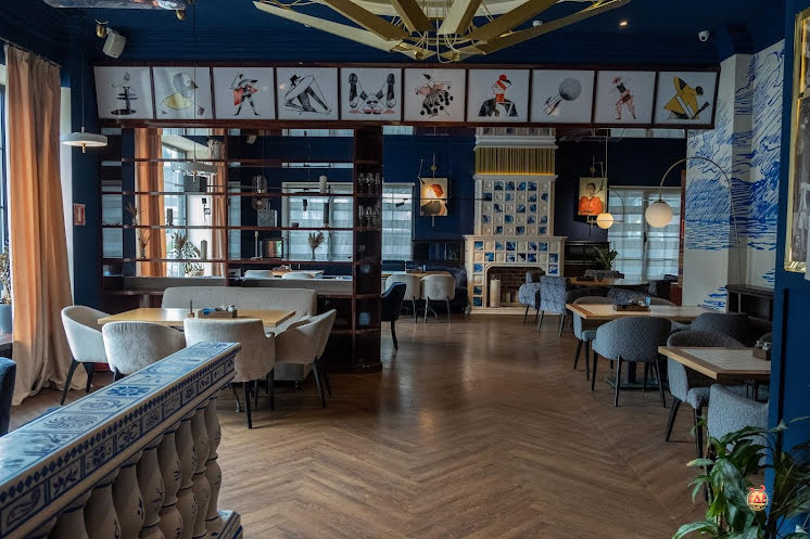 Каминный зал  в «Бык и Море» фотография №1