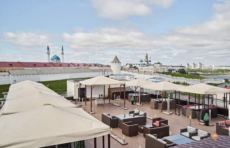 Ресторан на крыше "The Terrace" в «Courtyard by Marriott Kazan Kremlin» фотография №10