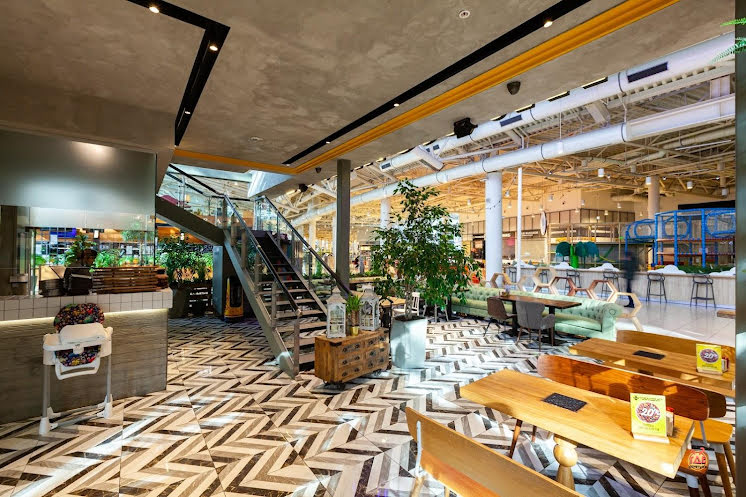 Зал ресторана  в «Чайхона №1 Авиапарк» фотография №2