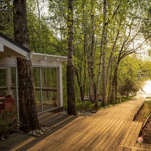 Белая беседка  в «Зеленое озеро» фотография №2