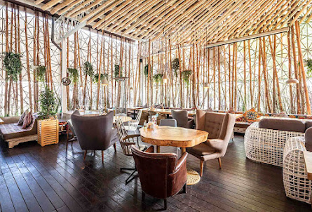 Терраса  в Зал с камином 