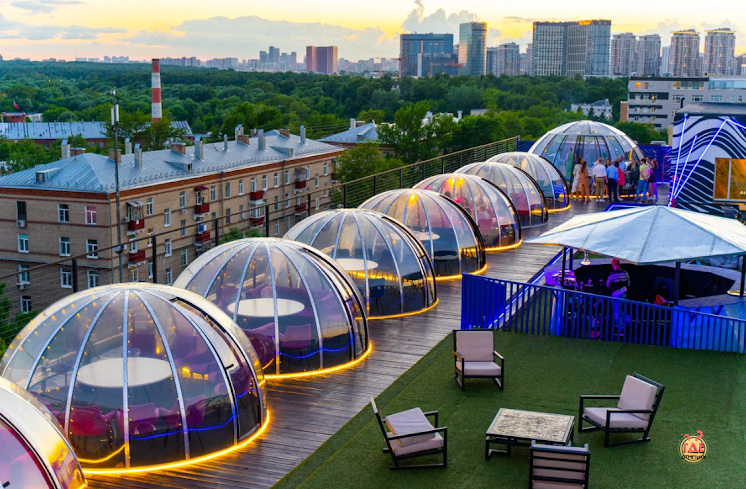 Купольные беседки RoofTop в «Лофты ВДНХ» фотография №19