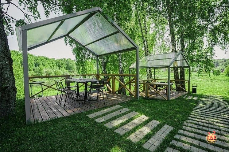 Беседки у шатра Omega в «GOPARK HOTEL» фотография №3