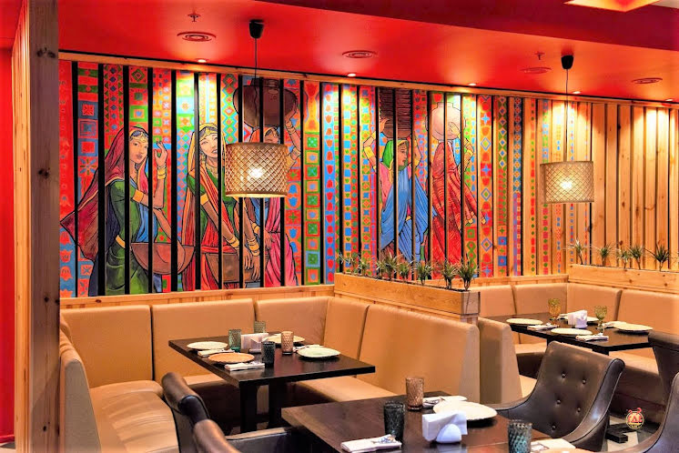 Основной зал в «Dhaba» фотография №4