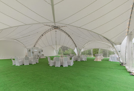 Большой шатер в Терраса коттеджа