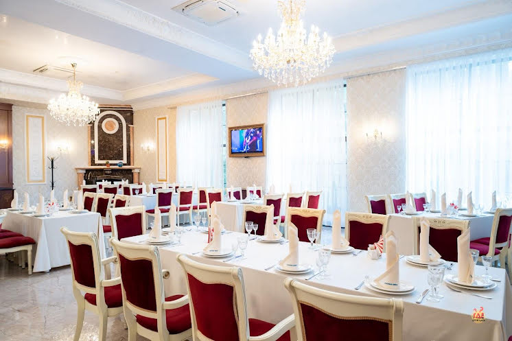 Зал "Каминный" в «Голубое Озеро» фотография №12