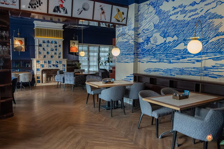 Каминный зал  в «Бык и Море» фотография №12