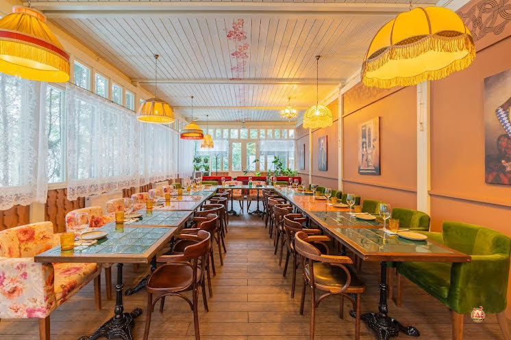 Зал "Зимняя веранда" в «Askaneli» фотография №9