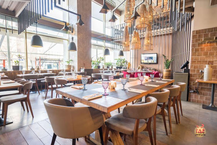 Зал «Бежевый» в «Хинкальная на Мытной» фотография №4