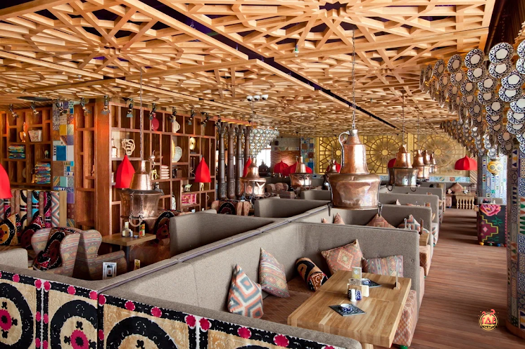 Основной зал в «Чайхона №1 Вернадского» фотография №4