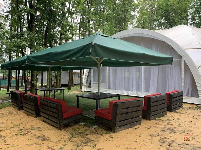 Шатёр на 140 человек в «Долина Х» фотография №6
