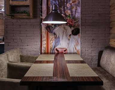 Новый год в Корова на бочке на 70 лет Октября