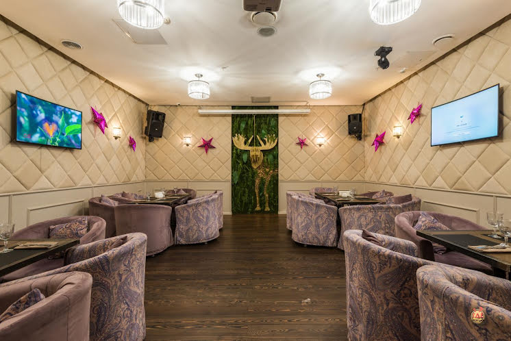 Большой караоке-зал в «Сытый лось в Медведково» фотография №4