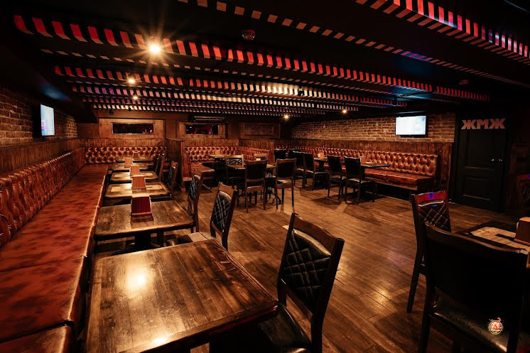 Зал ресторана  в «Небар на Мясницкой» фотография №7