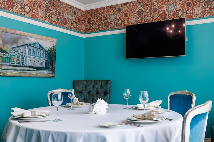 Зал "Синий" в «Гусь» фотография №1