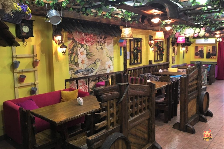 Основной зал в «Охотничий рай» фотография №9