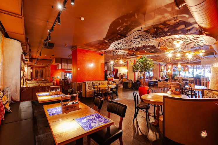 Зал ресторана  в «Хачапури Марико» фотография №5