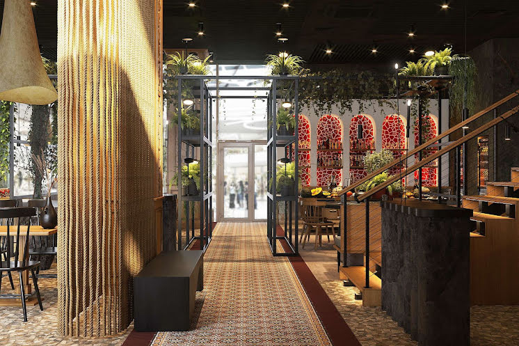 Первый этаж в «Kazan Mangal на Долгоозерной» фотография №5