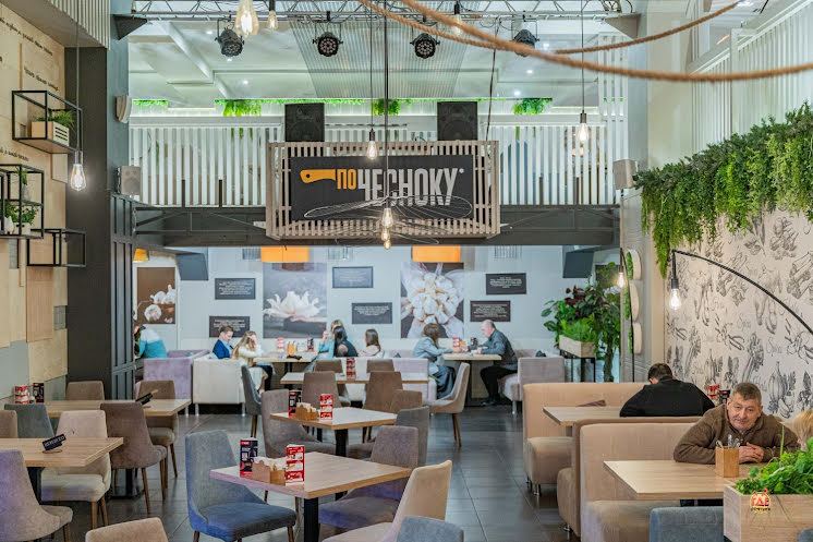 Зал на 1 этаже в «По чесноку ТРК Куба» фотография №1