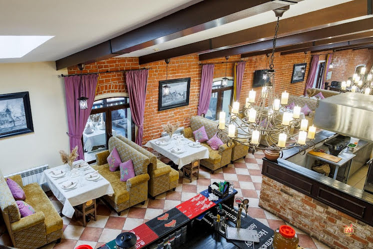 Зал с дровяной печью в «Татарская усадьба» фотография №16