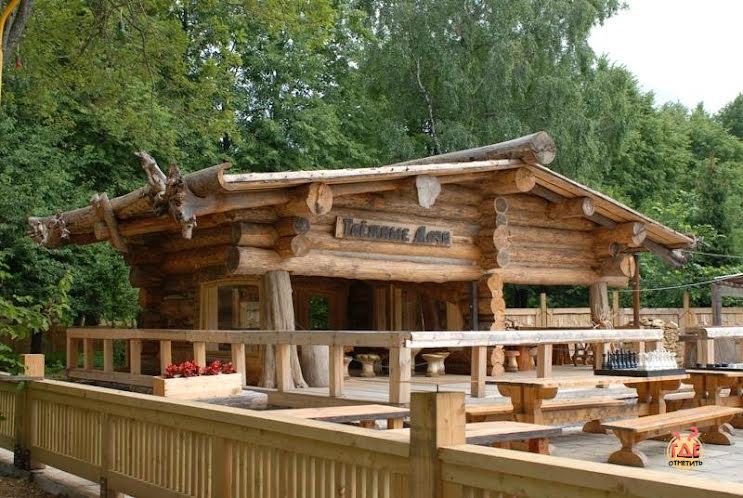 Костровая площадка с верандой в «Таёжные Дачи» фотография №3