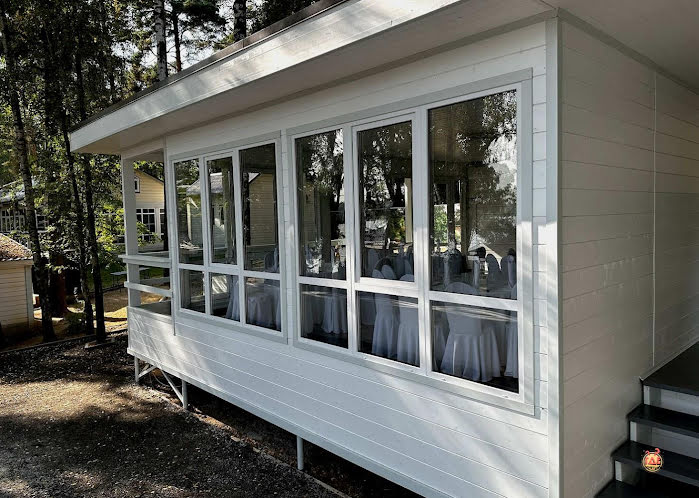 Большая застекленная беседка в «Бухта радости» фотография №3