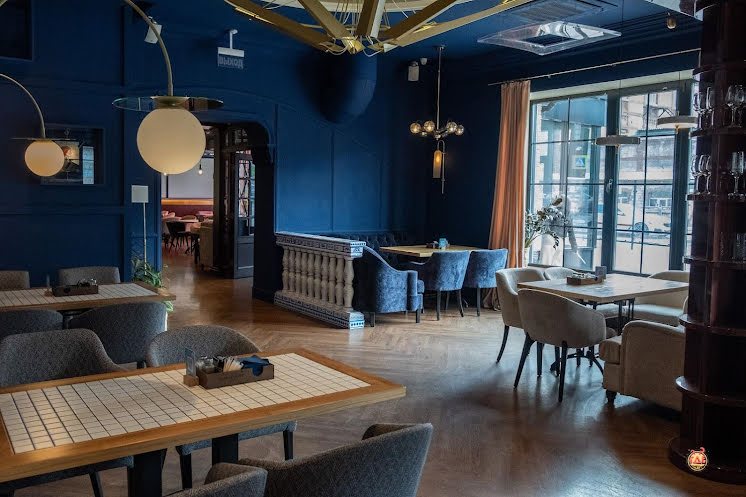 Каминный зал  в «Бык и Море» фотография №2