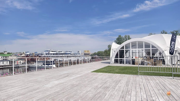 Шатер  в «Яхт клуб Ласточка» фотография №4