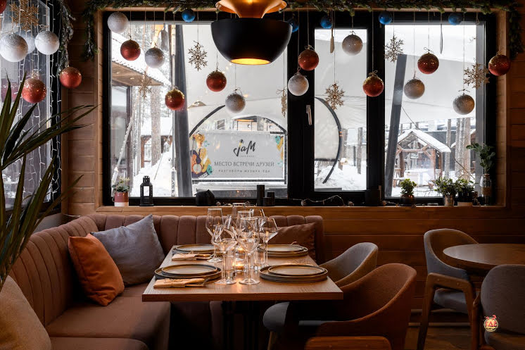 Основной зал в «Jazz and Meat» фотография №4